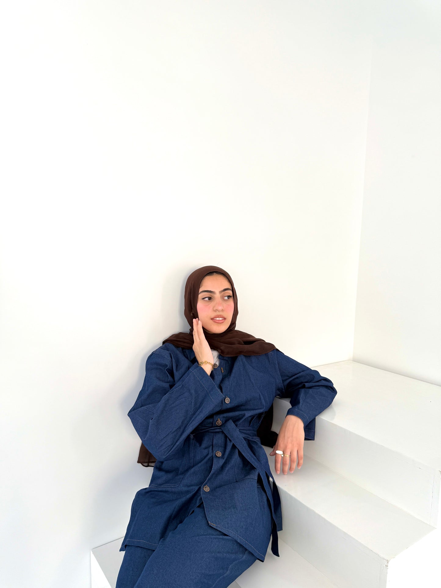 denim set