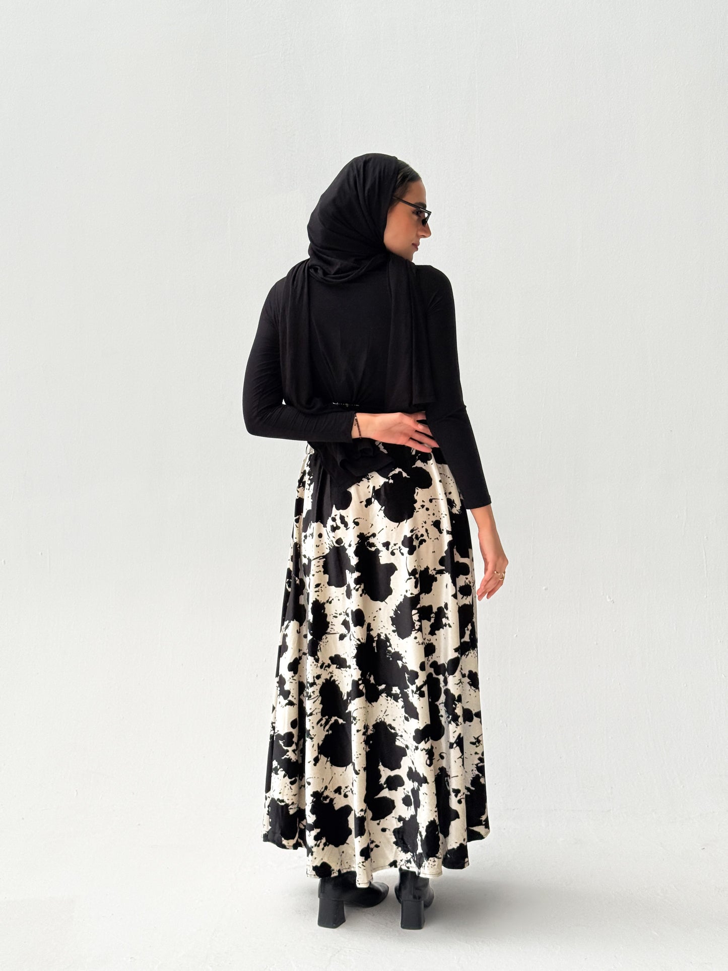 velvet skirt