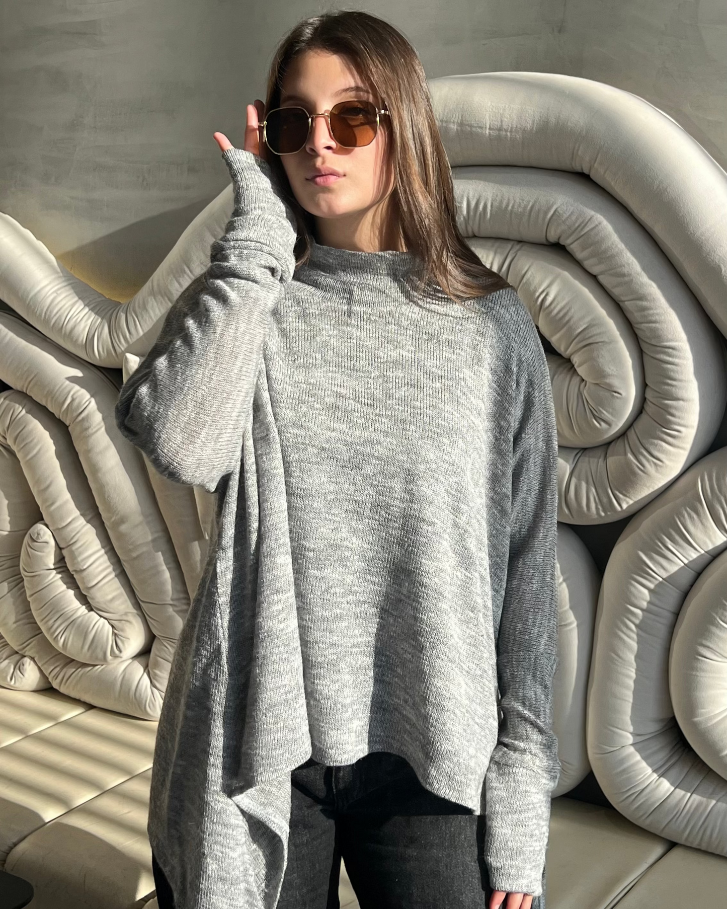 Cozy cloud pullover
